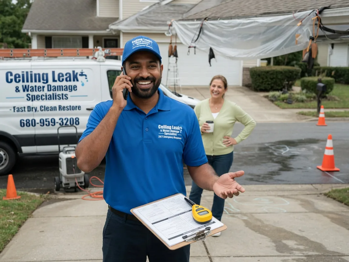 Ceiling Leak Cleanup Imler, PA FAQs